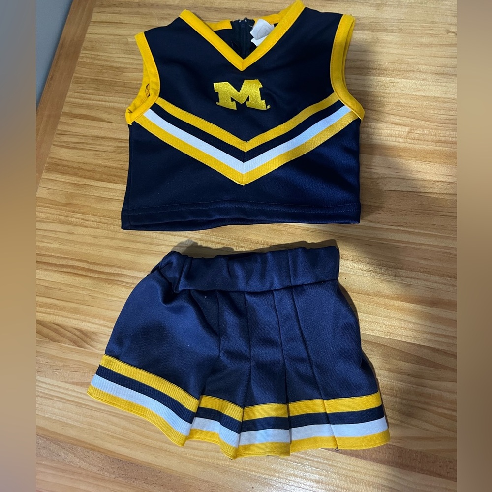 Michigan Wolverines Cheerleader Outfit 2T